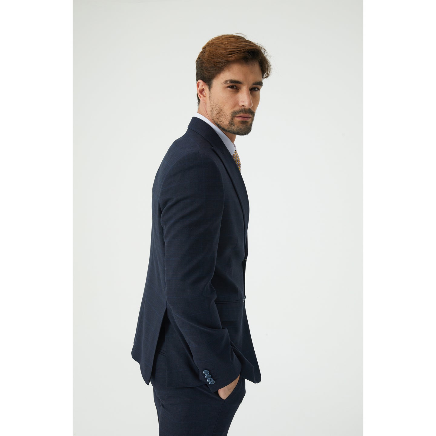 Navy Three-Piece Suit
